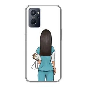 Силіконовий бампер (Працівники) на Realme 9i (Лікар)
