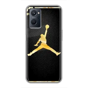 Силиконовый Чехол Nike Air Jordan на Реалми 9i (Джордан 23)