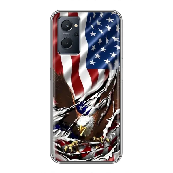 Чехол с рисунком «Флаг USA» для Realme 9i