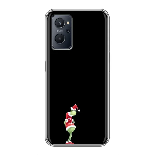 Чехол с рисунком «Гринч на чорном» для Realme 9i Чехол с рисунком «Гринч на чорном» для Realme 9i
