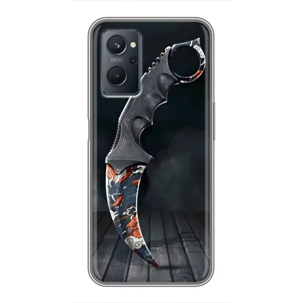 Чехол с рисунком «Кинжал КС ГО» для Realme 9i Чехол с рисунком «Кинжал КС ГО» для Realme 9i