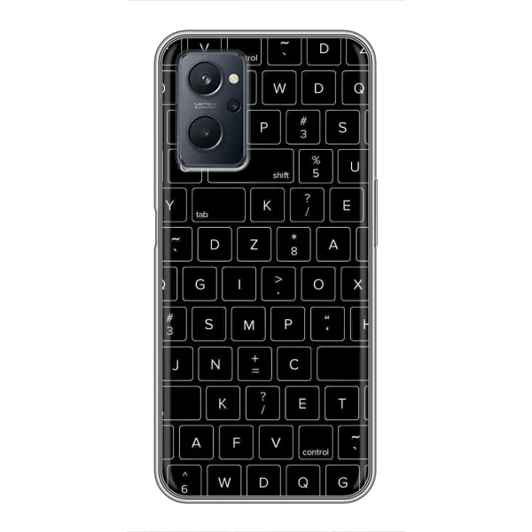 Чехол с рисунком «Клавиатура» для Realme 9i Чехол с рисунком «Клавиатура» для Realme 9i