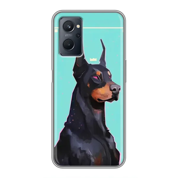 Чехол с рисунком «Король доберман» для Realme 9i Чехол с рисунком «Король доберман» для Realme 9i