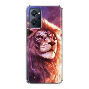 Чехол с картинкой на Realme 9i (Красочный ЛЕВ)