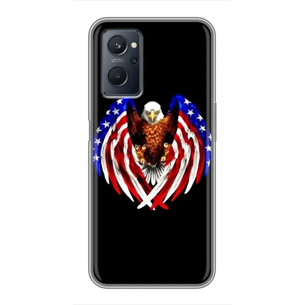Чехол с рисунком «Крылья США» для Realme 9i