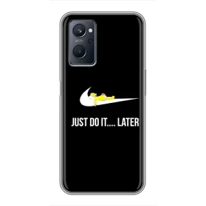 Силиконовый Чехол на Realme 9i с картинкой Nike (Later)