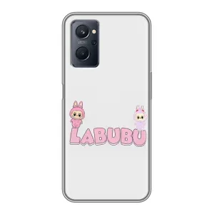 Чехол с принтом Лабубу для Realme 9i (Логотип Лабубу)