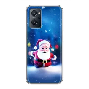 Чехлы на Новый Год Realme 9i (Маленький Дед Мороз)