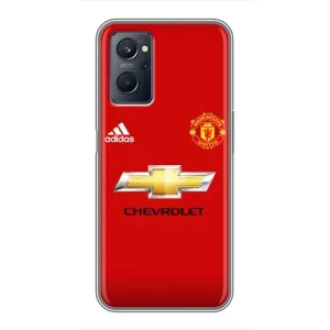 Силиконовые Чехлы принт Футбол на Realme 9i (Man United)