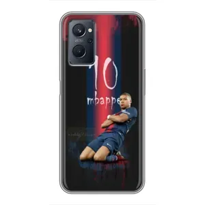 Чехол (TPU) с Футболистом на Realme 9i (MBAPPE 10)