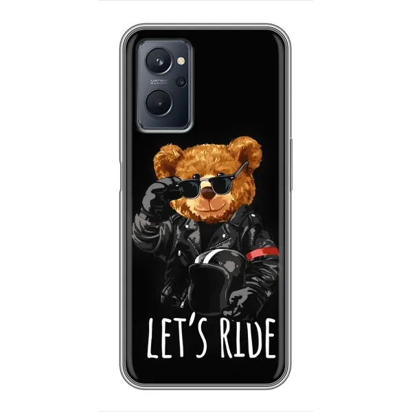 Чехол с рисунком «Модный Мишка» для Realme 9i Чехол с рисунком «Модный Мишка» для Realme 9i