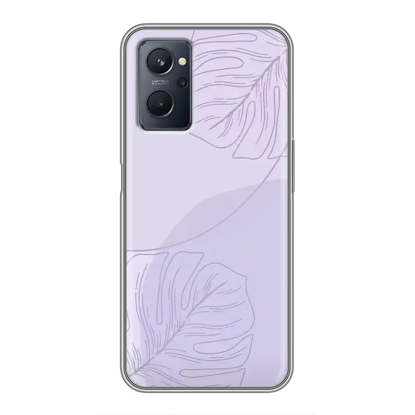 Чохол з малюнком «Монстера фіолетова» для Realme 9i Чохол з малюнком «Монстера фіолетова» для Realme 9i