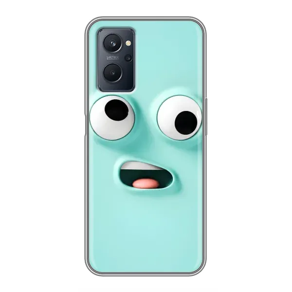Чехол с рисунком «Забавное мятное лицо» для Realme 9i Чехол с рисунком «Забавное мятное лицо» для Realme 9i