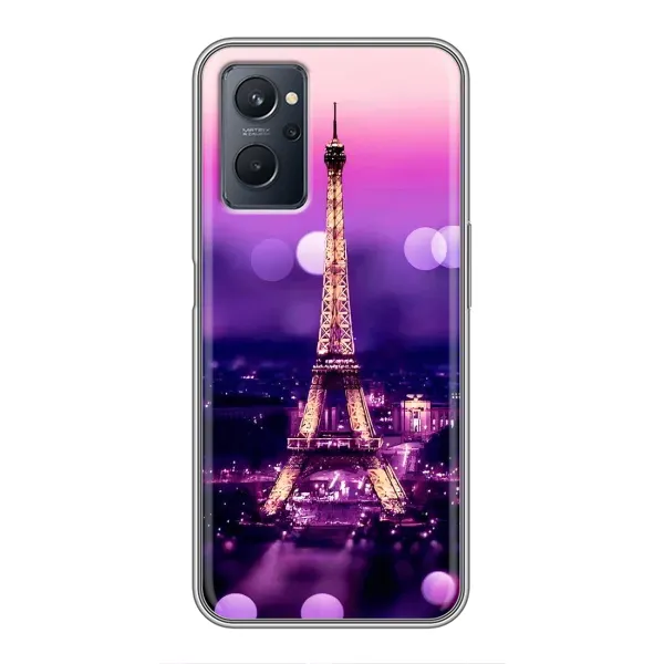 Чехол с рисунком «Париж башня» для Realme 9i Чехол с рисунком «Париж башня» для Realme 9i