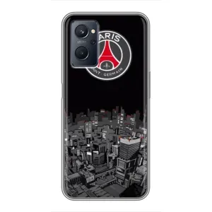 Силиконовые Чехлы принт Футбол на Realme 9i (PSG)