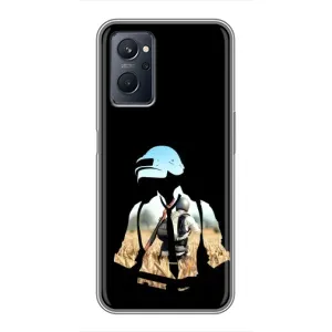 Чохол з картинкою "Герой Pubg" на Realme 9i (Пубг мен)