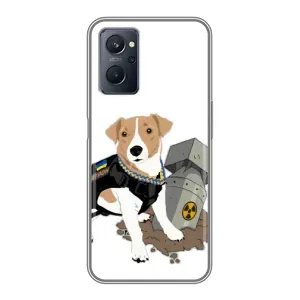 Чехол с принтом Собаки Патрон для Realme 9i (Пёс Патрон с ракетой)
