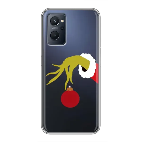 Чехол с рисунком «Рука Гринча» для Realme 9i Чехол с рисунком «Рука Гринча» для Realme 9i