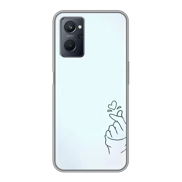 Чехол с рисунком «Сердце на голубом» для Realme 9i Чехол с рисунком «Сердце на голубом» для Realme 9i