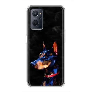 Бампер для Realme 9i с картинкой "Песики" (Собака Мопс)