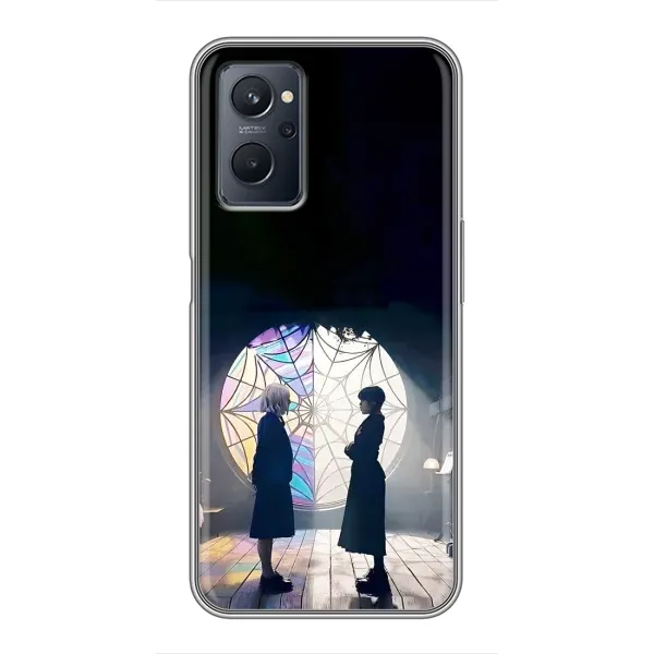 Чехол с рисунком «Уэнсдей и Энди» для Realme 9i Чехол с рисунком «Уэнсдей и Энди» для Realme 9i