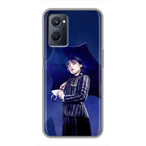 Чехол с рисунком «Уэнсдей с зонтом» для Realme 9i Чехол с рисунком «Уэнсдей с зонтом» для Realme 9i