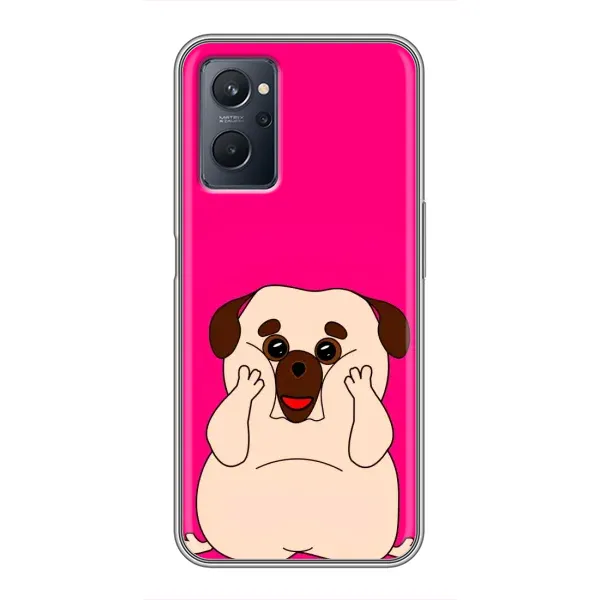 Чехол с рисунком «Веселый Мопсик» для Realme 9i Чехол с рисунком «Веселый Мопсик» для Realme 9i