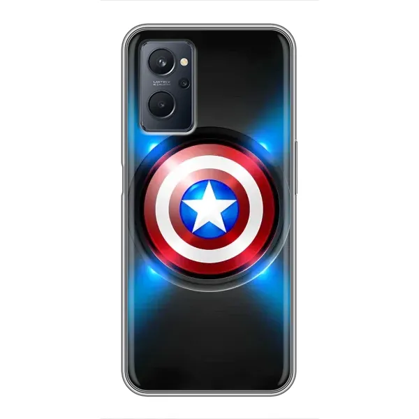 Чехол с рисунком «Яркий Щит Капитана» для Realme 9i Чехол с рисунком «Яркий Щит Капитана» для Realme 9i