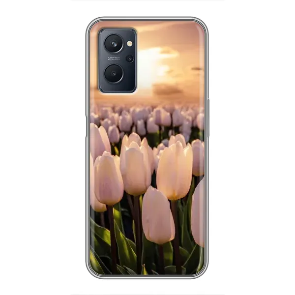 Чехол с рисунком «Закат с цветами» для Realme 9i Чехол с рисунком «Закат с цветами» для Realme 9i