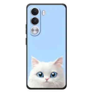 Чехол на тематику: Коты для Realme C100i (Белый кот)