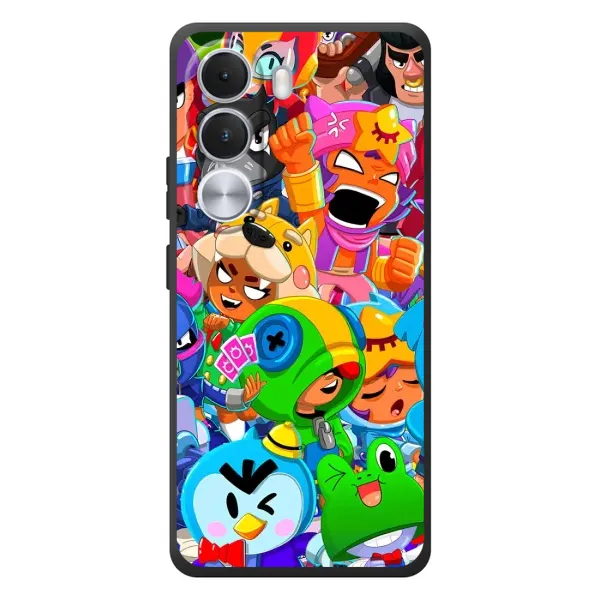 Чехол с рисунком «Brawl-Stars» для Realme C100i Чехол с рисунком «Brawl-Stars» для Realme C100i