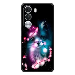 Чехол с Лисичкой для Realme C100i (Черная Лиса)