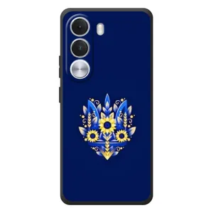 Чехол Укр Символика для Realme C100i (Цветущий Герб)
