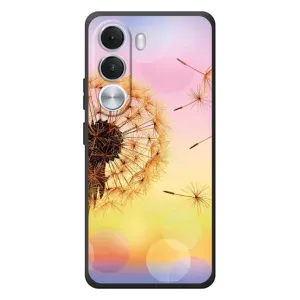 Силиконовый Чехол с одуванчиками на Realme C100i (Цветок-одуванчик)