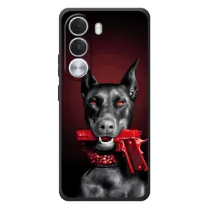 Чехол ДОБЕРМАН для Realme C100i (Доберман злой)