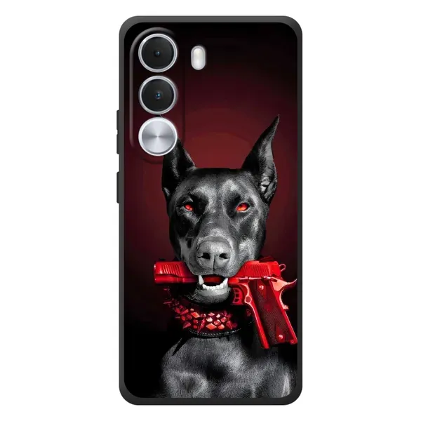 Чехол с рисунком «Доберман злой» для Realme C100i Чехол с рисунком «Доберман злой» для Realme C100i