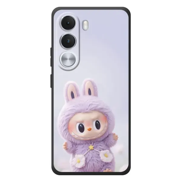 Чехол с рисунком «Фиолетовый Лабубу» для Realme C100i Чехол с рисунком «Фиолетовый Лабубу» для Realme C100i