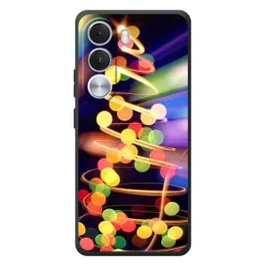 Чохол новорічна ялинка на Realme C100i (Гірлянди)