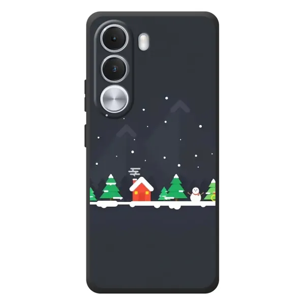 Чехол с рисунком «Город зимний» для Realme C100i Чехол с рисунком «Город зимний» для Realme C100i