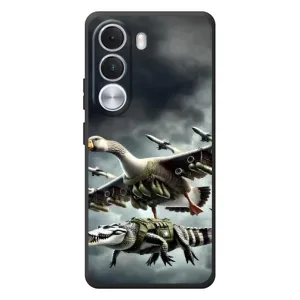 Чехол с мемами тралалело тралала для Realme C100i (Гусини и крокодило)