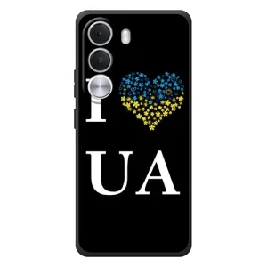 Силиконовый Чехол на Realme C100i (Я-Украина) (I Love UA)