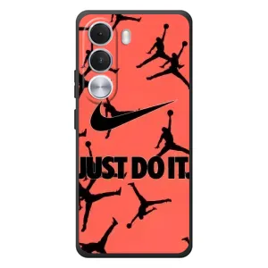 Силиконовый Чехол Nike Air Jordan на Реалми С100и (Just Do It)