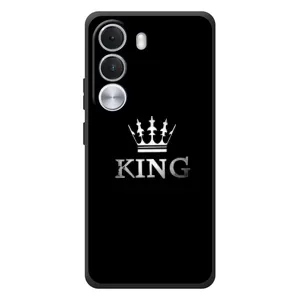 Чехол (Корона на чёрном фоне) для Реалми С100и (KING)
