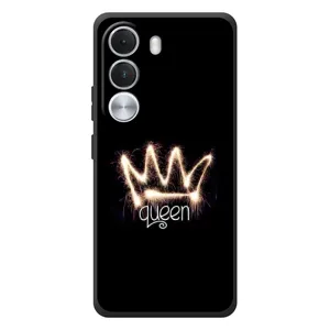 Чехол (Корона на чёрном фоне) для Реалми С100и (Корона)