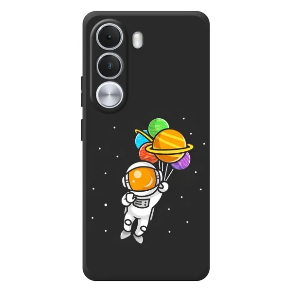 Чохол з малюнком «Космонавт з кульками» для Realme C100i Чохол з малюнком «Космонавт з кульками» для Realme C100i