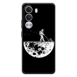 Силиконовый Чехол с принтом "Космонавты" на Realme C100i (Космонавт)