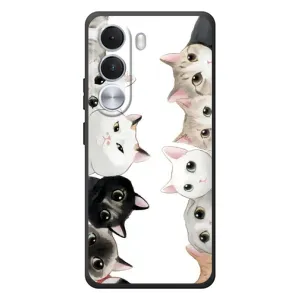 Силиконовый чехол с котиком для Realme C100i (Коты)