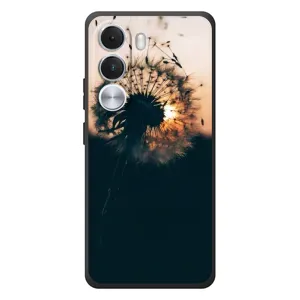 Силиконовый Чехол с одуванчиками на Realme C100i (Красивый одуванчик)