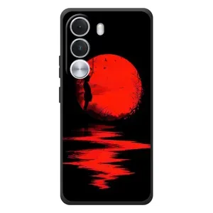 Летний Чехол на Realme C100i (Красный Закат)