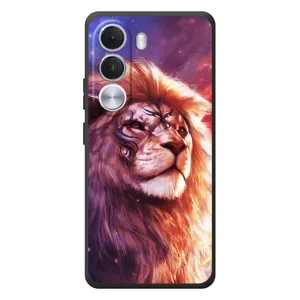 Чехол с картинкой на Realme C100i (Красочный ЛЕВ)